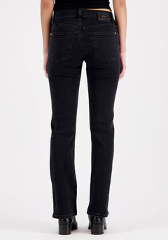 Emily Straight fit High Waist Jeans Dark Grey