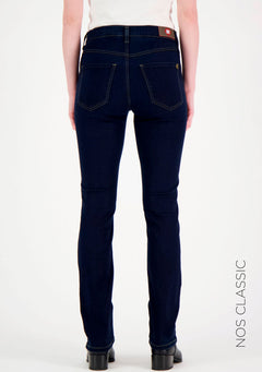 Emily Straight Leg Super Stretch Jeans Dark Blue