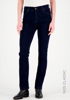 Emily Straight Leg Super Stretch Jeans Dark Blue