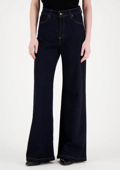 Eva Flared Jeans Dark Blue