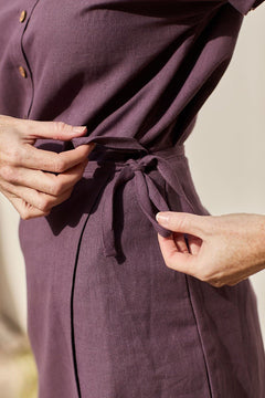 Famara Wrap Mini Skirt Purple