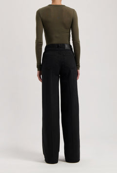 Sara High Loose Jeans Nero Nero