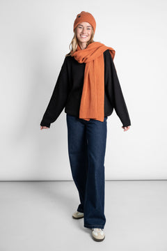 Knitted Scarf Orange