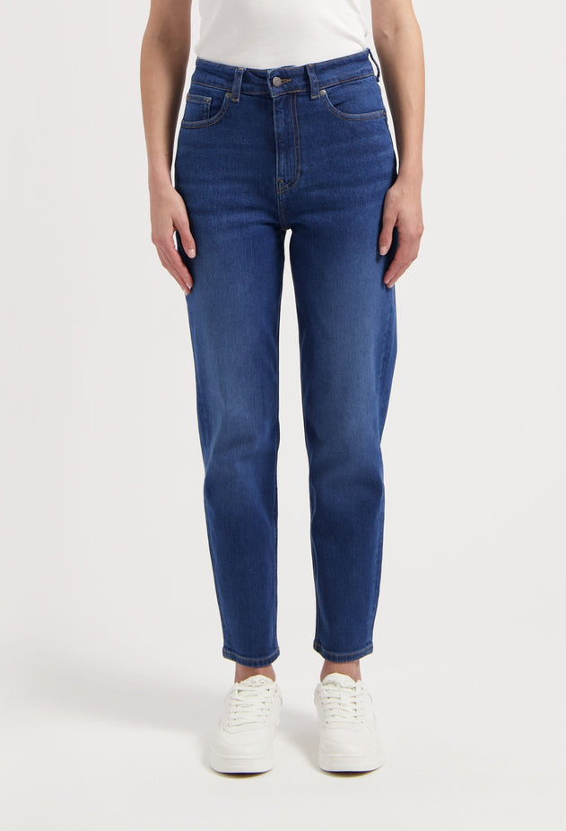 Mams High Tapered Jeans Stone Indigo