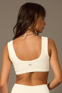 Sunshine Sports Bra Pearl White