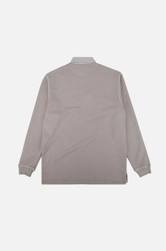 Essential Pigment Heavyweight Polo Sweater Island Fossil