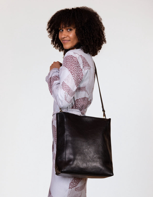 Sofia Stromboli Leather Black