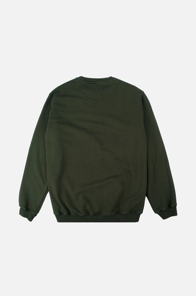Essential Garment Heavyweight Sweater Kombu Green