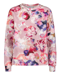 Casual Chic Print Shirt Coral Reef Pink