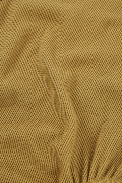 Baby's Haoa Waffle Romper Mustard