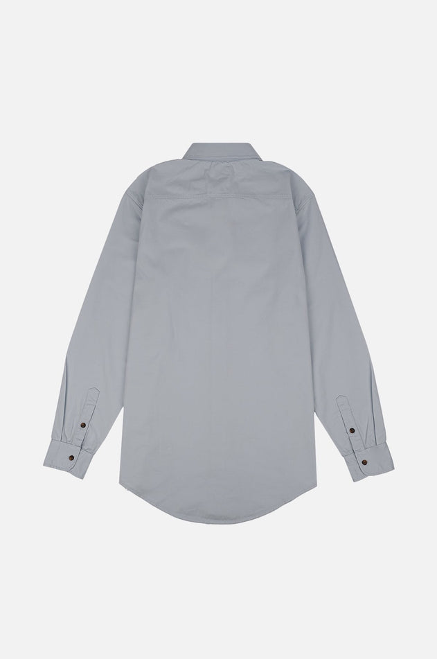 Postiguet Pigment Dyed Twill Shirt Air Blue