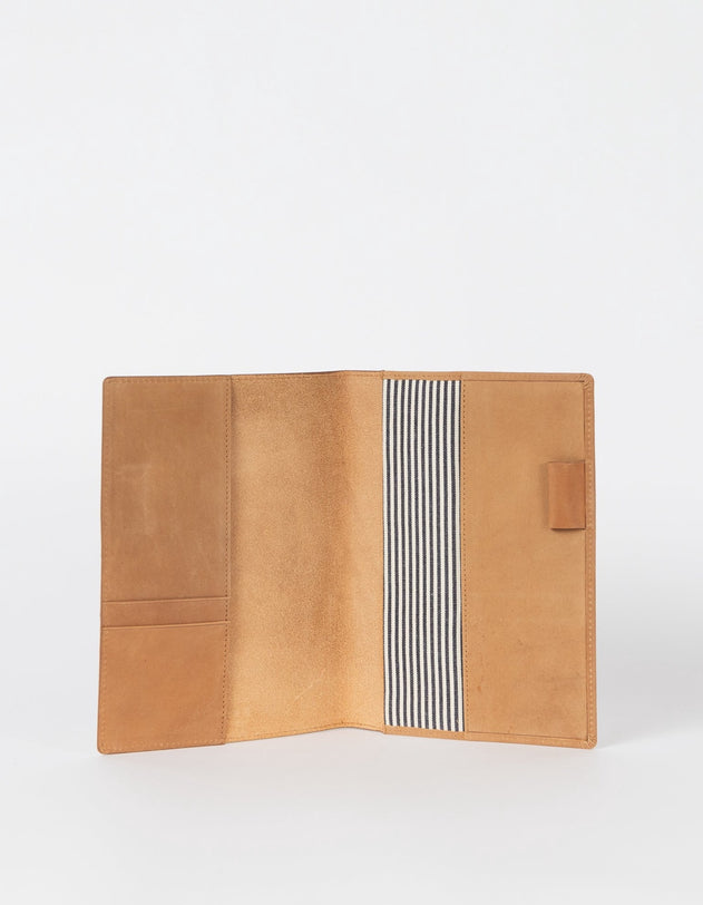 Notebook Cover Camel Hunter Leather