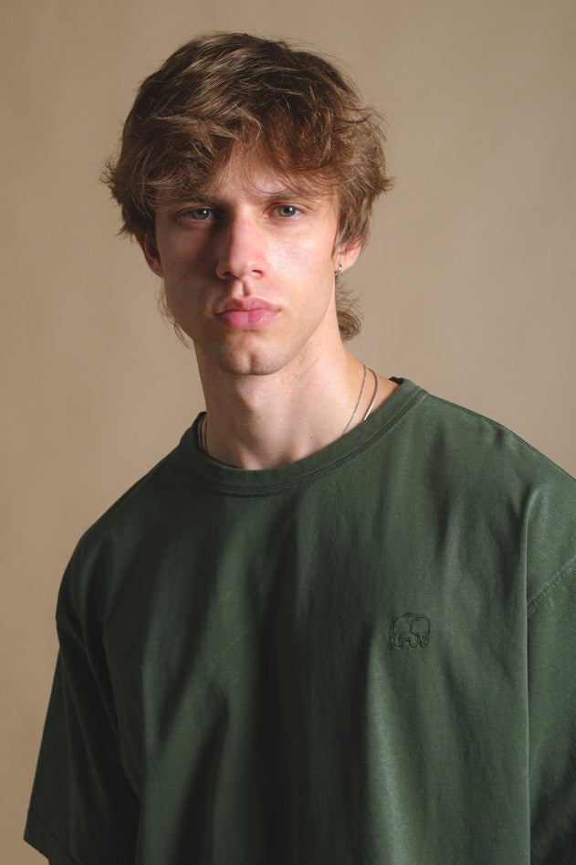 Essential Garment Heavyweight Oversized T-Shirt Kombu Green
