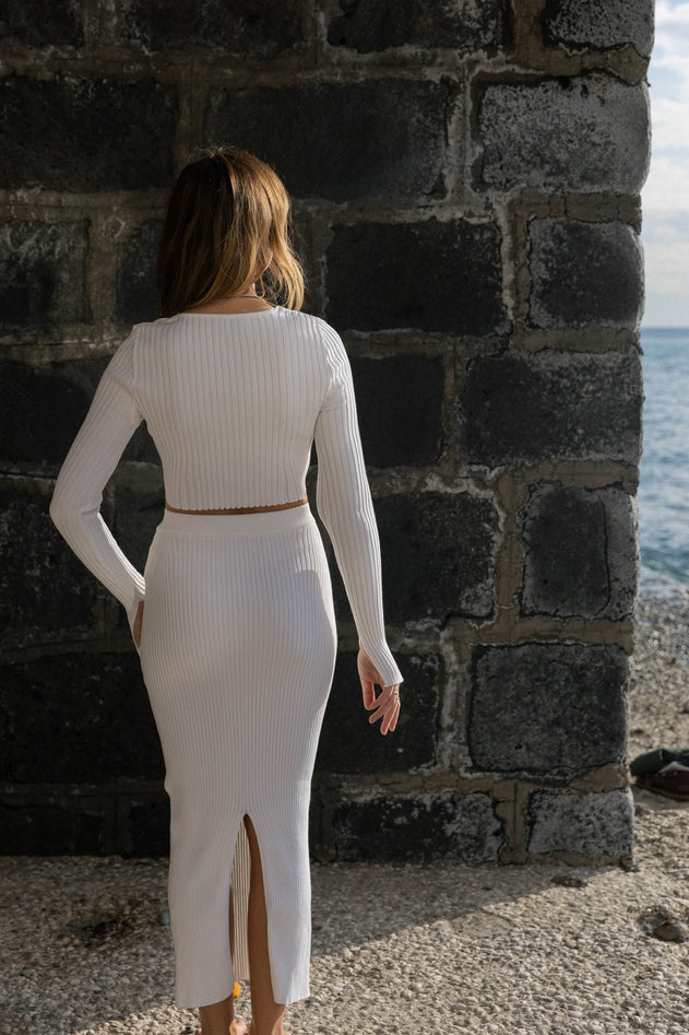 Brera Crop Top White