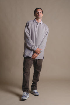 Essential Pigment Heavyweight Polo Sweater Island Fossil