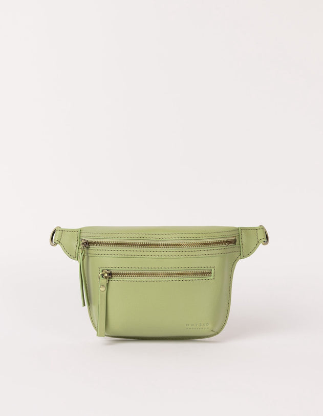 Beck's Bum Bag Classic Leather Tea Green