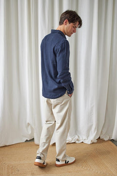 Fabal Shirt Navy Blue - IVALO.COM