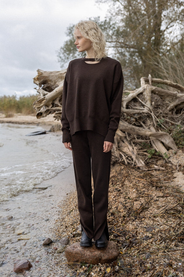 Ora Merino Pants Chocolate