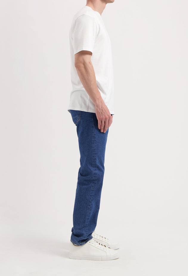 John Mid Straight Jeans Medium Stone