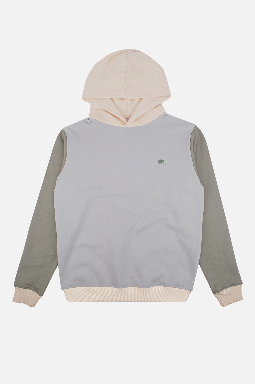 Color Block Hoodie Steel Haze