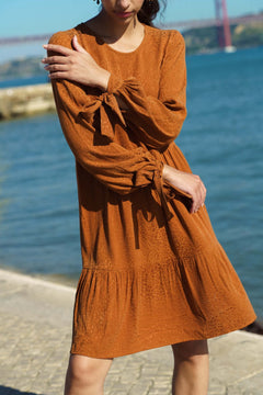 Hailey Dress Golden Leo