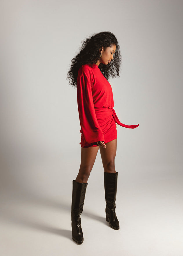 Hera Mini Dress - Red