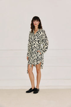 Shirt dress dalmatian print