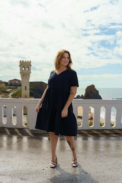 Layered Dress Black