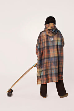 Tartan Rain Poncho