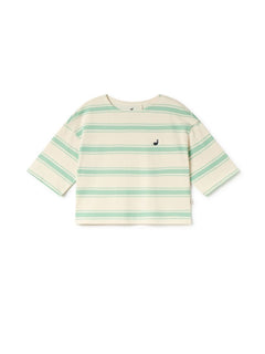 Fingal T-Shirt Mint Leaf Stripes - IVALO.COM