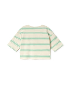 Fingal T-Shirt Mint Leaf Stripes - IVALO.COM