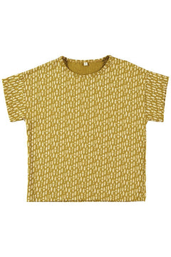 Kids' Unisex Organic Cotton T-Shirt Ethnic Mustard