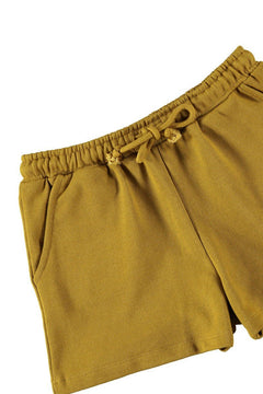 Kids' 100% Organic Cotton Shorts Mustard