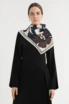 Flower Scarf Brown - Studio Heijne