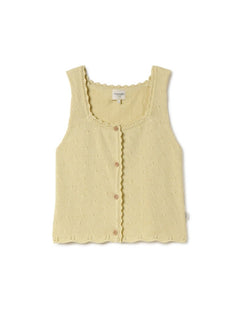 Froson Knit Top Yellow - IVALO.COM