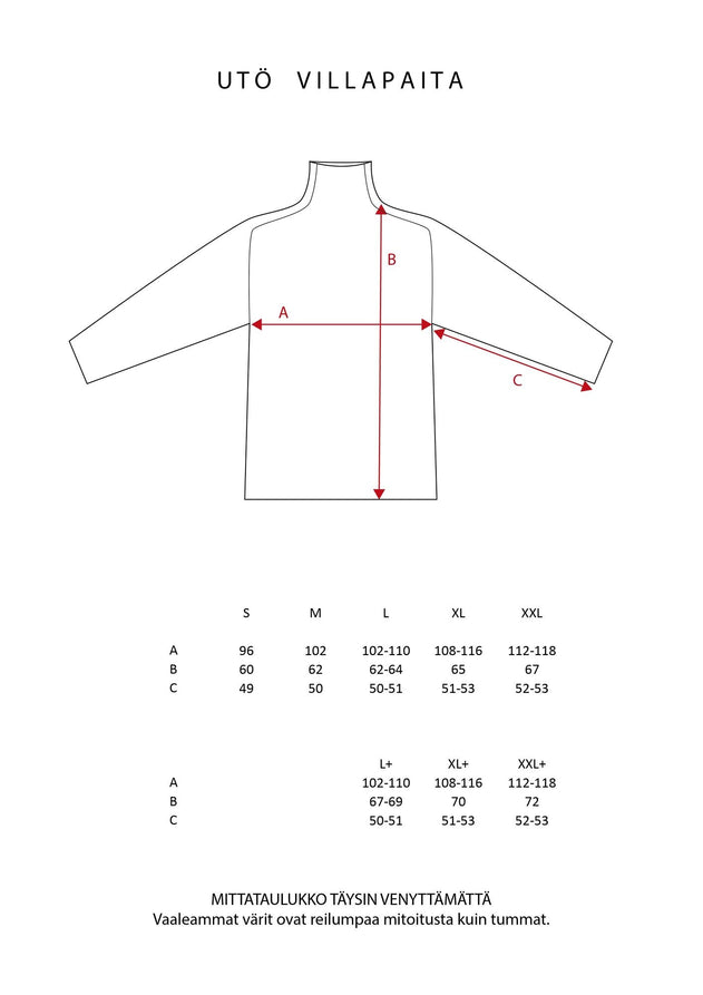 Utö Wool Sweater +length White