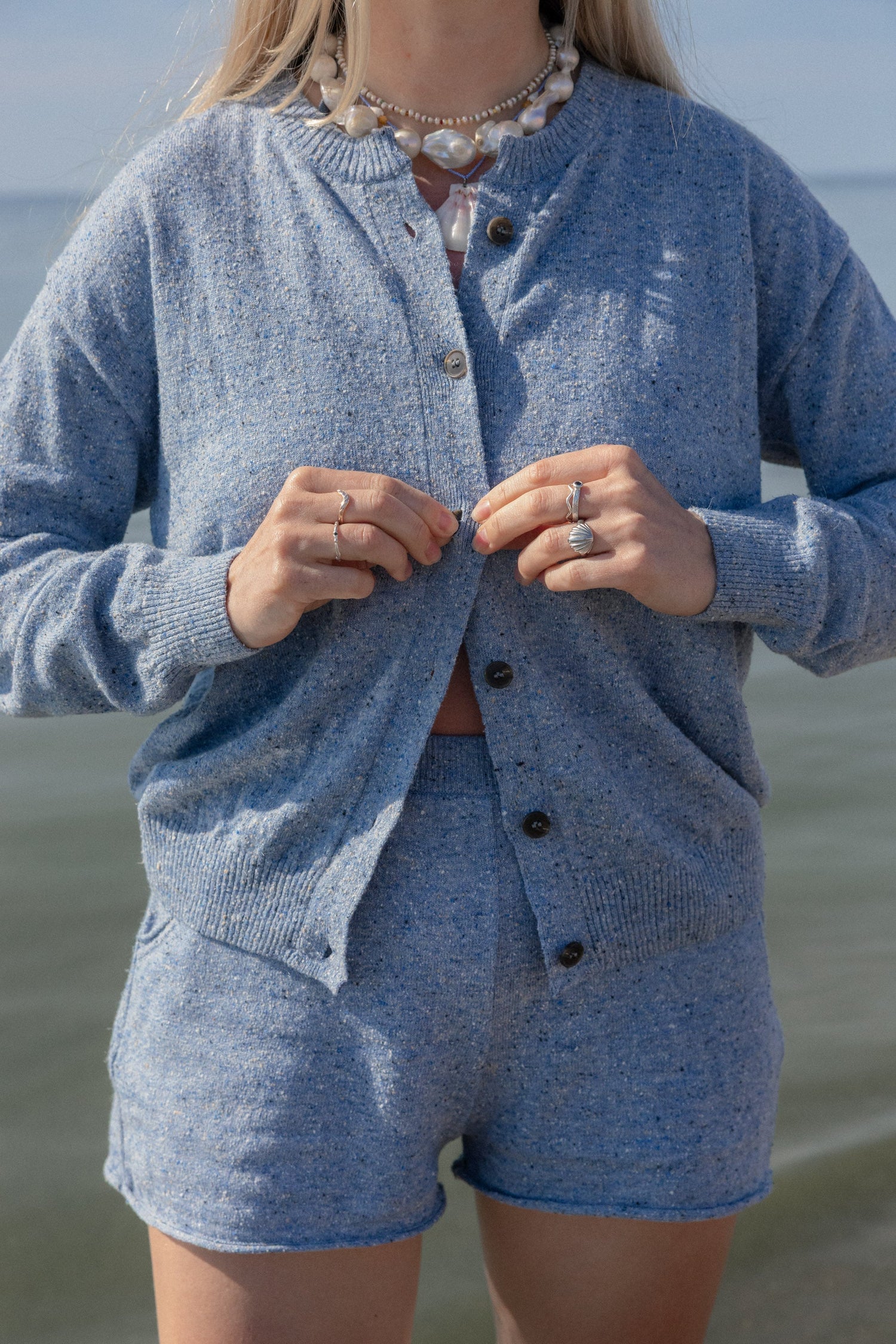 Sabbia Cardigan Light Blue