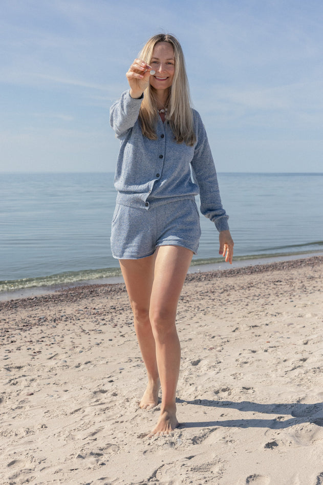 Sabbia Cardigan Light Blue