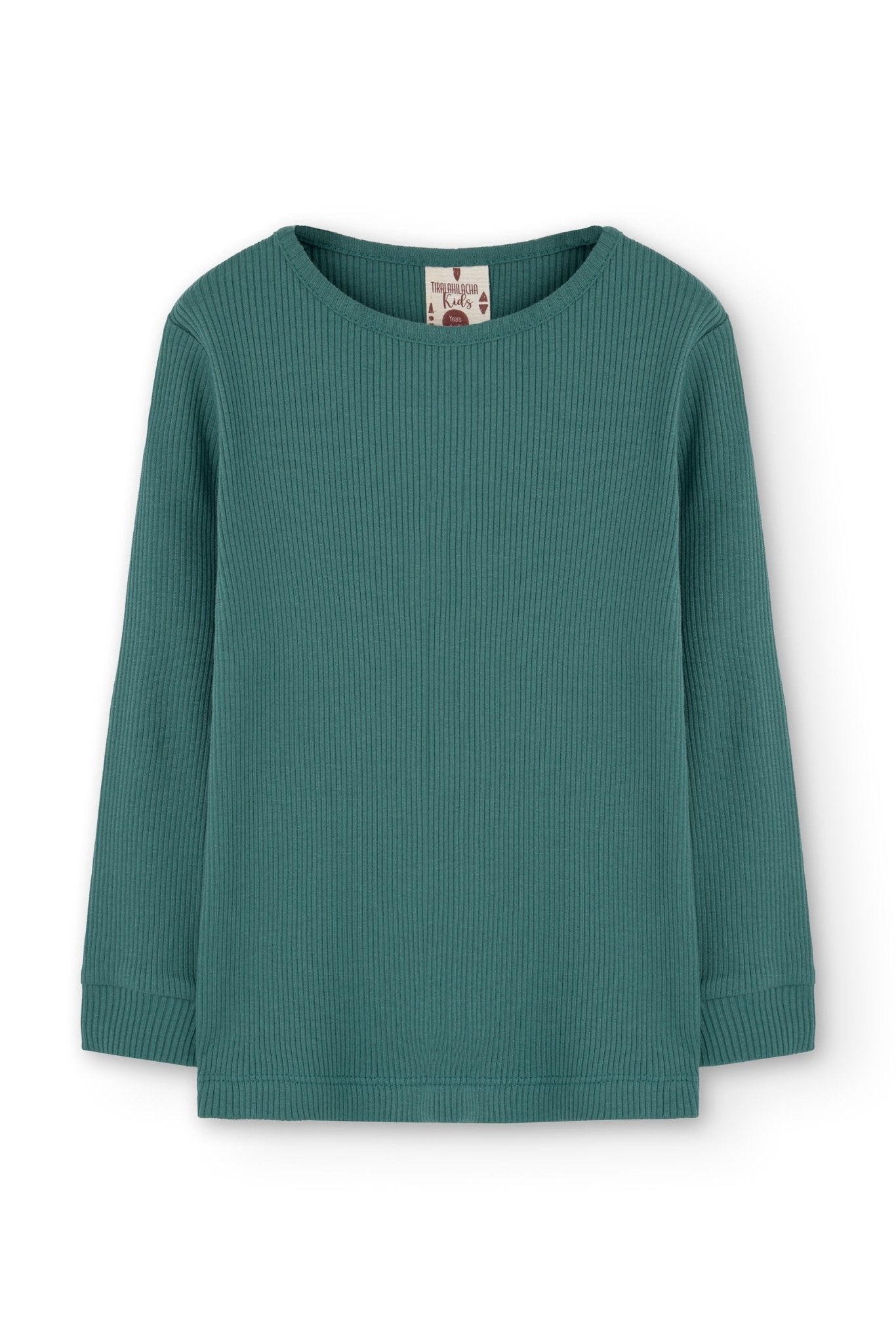Kid's Grace Ribbed T-Shirt Blue