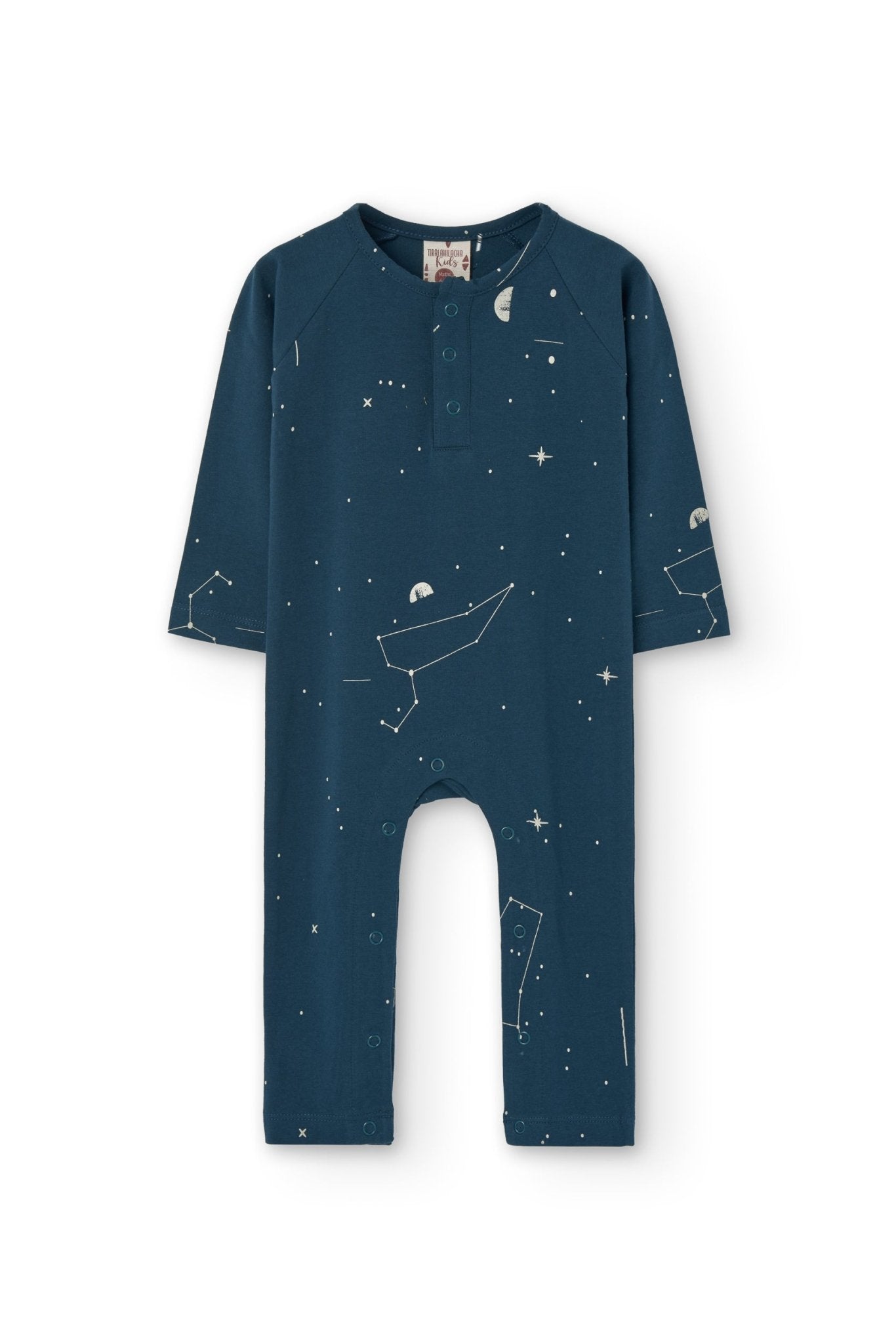 Baby's Guida Long Sleeve Jumpsuit Blue Constellations