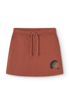 Kids' Gaya Short Flared Skirt Mars Red