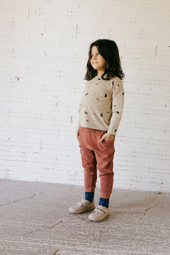 Kid's Galina Terry Pants Mars Red