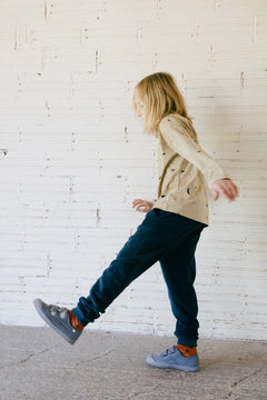 Kid's Galina Terry Pants Blue