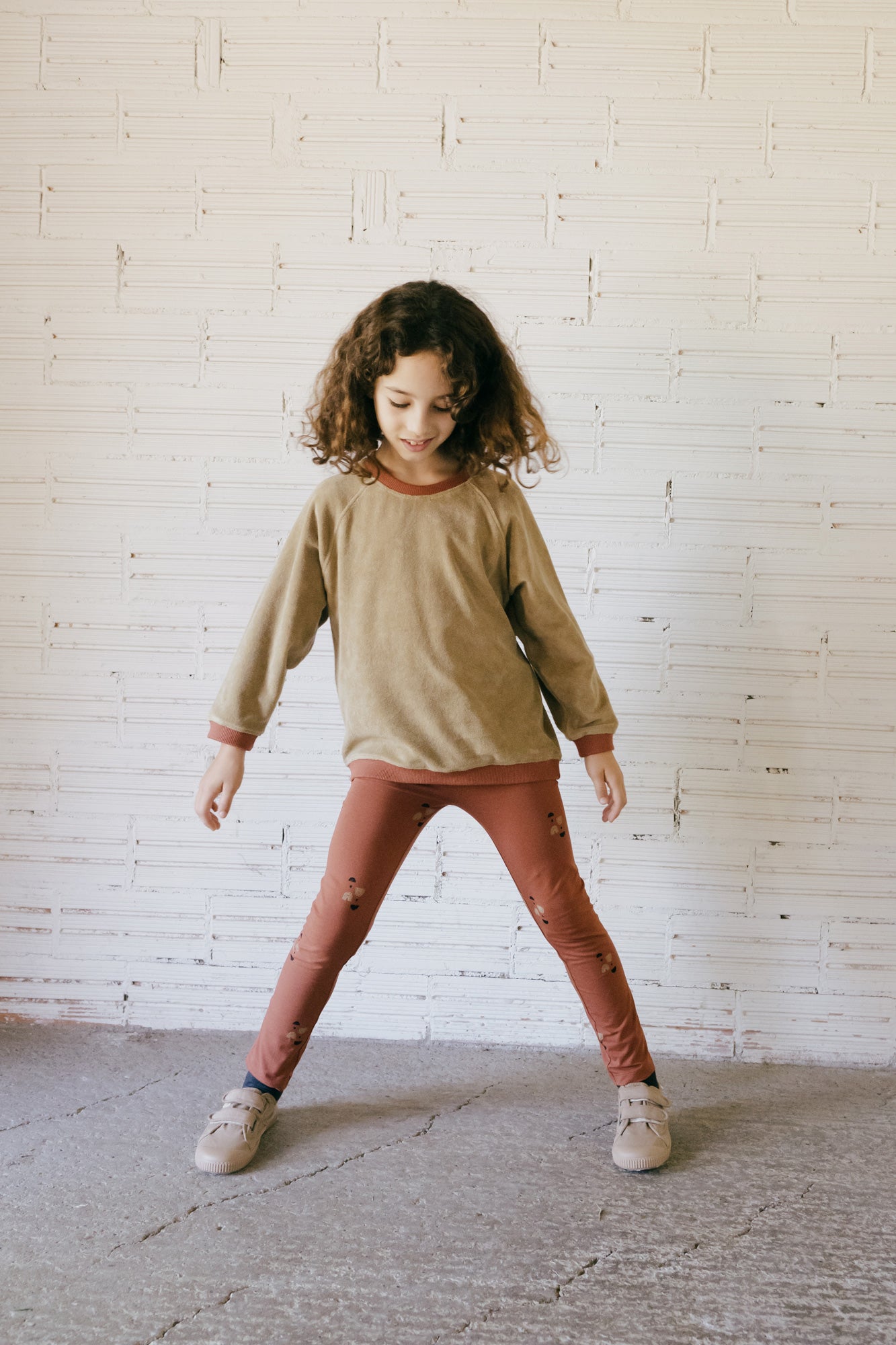 Kids' Galatea Leggings Twilight Mars Red