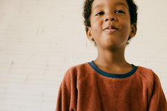 Kids' Ginger Sweatshirt Raglan Sleeve Mars Red