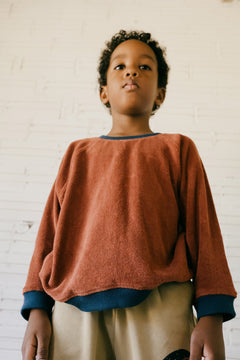 Kids' Ginger Sweatshirt Raglan Sleeve Mars Red