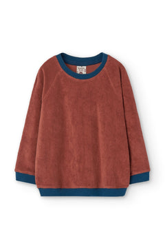 Kids' Ginger Sweatshirt Raglan Sleeve Mars Red