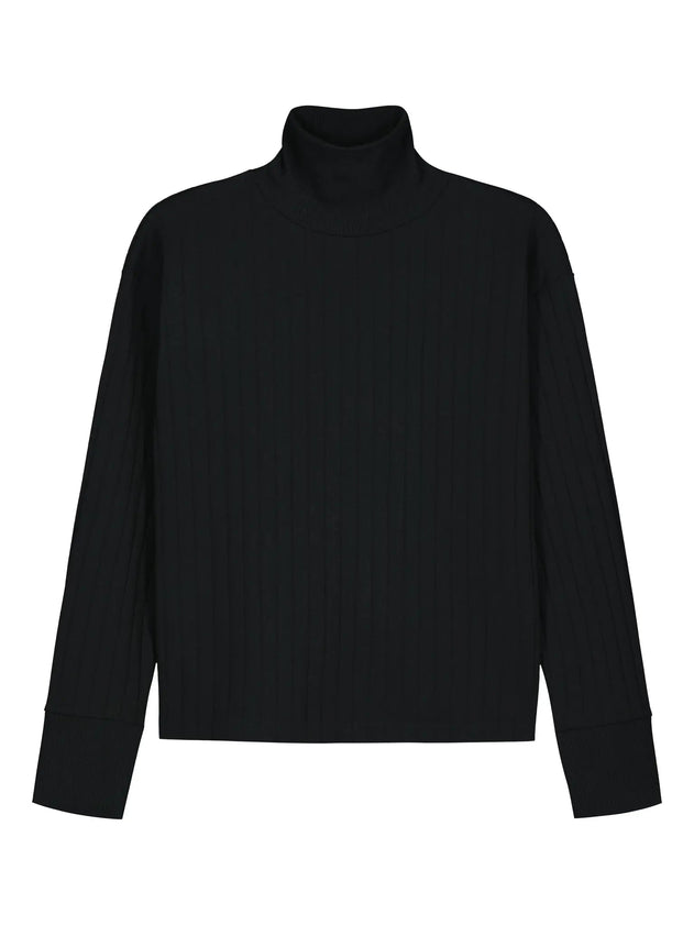 Aalis Ribbed Shirt Black