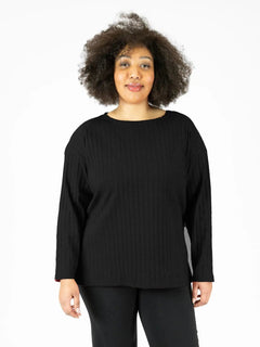 Olos Ribbed Shirt Black