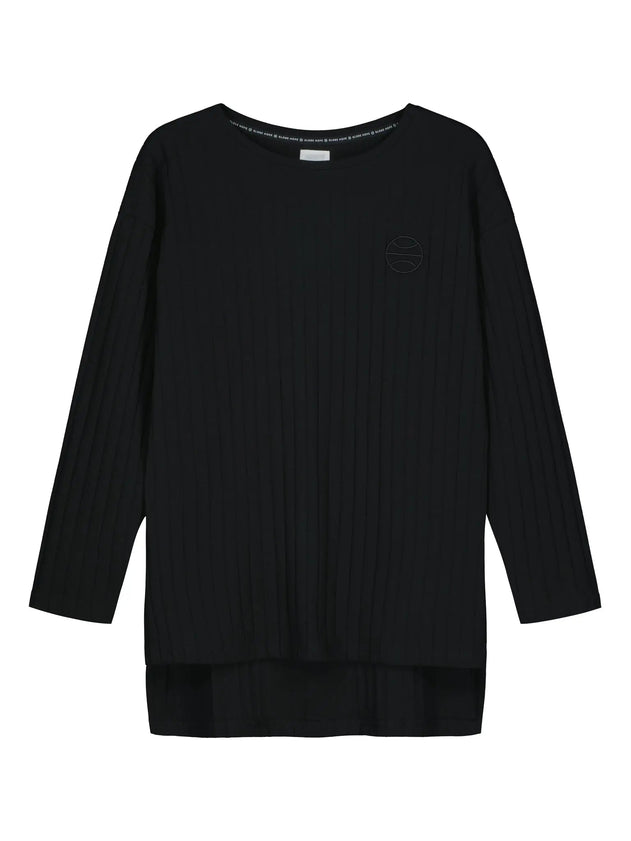 Olos Ribbed Shirt Black